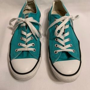 Converse canvas lace up sneakers shoes teal